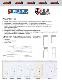 Pitch Pro Model 516 Bullpen Platform